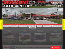 Tablet Screenshot of discountautocenter.com